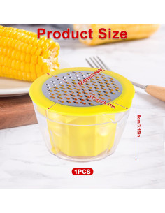 Pelador Multifuncional 4 en 1 NQEUEPN Acero Inoxidable 2