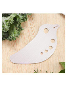 Deshojadora de Hierbas Acero Inoxidable 8 Agujeros