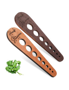 2 Piezas Deshojadora de Verduras de Madera Tweruna 15 cm