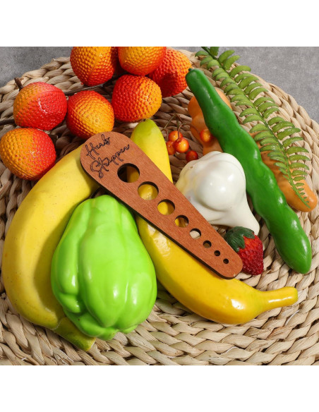 2 Piezas Deshojadora de Verduras de Madera Tweruna 15 cm