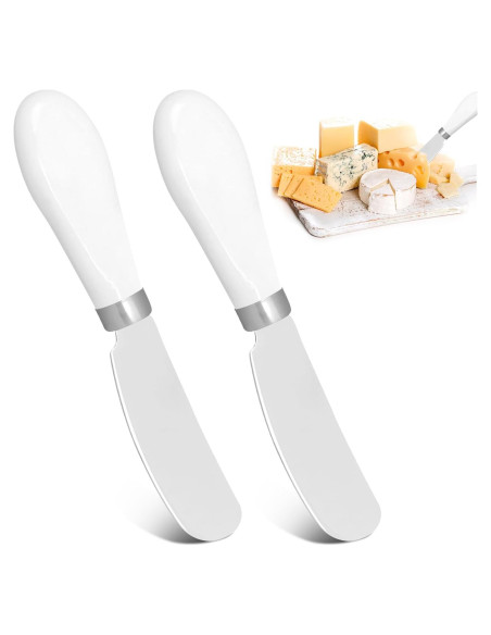 Cuchillos para Mantequilla LINKIM BOLLY 2 Pcs Acero Inoxidable Cuchillos para Mantequilla LINKIM BOLLY 2 Pcs Acero Inoxidable