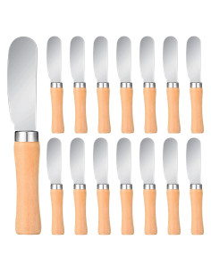 15 Piezas Cuchillos para Untar Mantequilla Patelai 11.5 cm