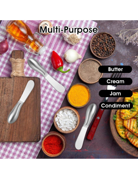 Juego de 2 cuchillos para untar mantequilla WY LIGHTING LEVEL