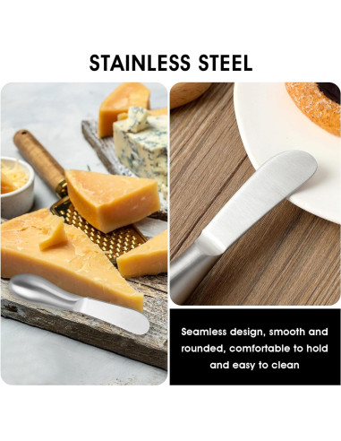 Juego de 2 cuchillos para untar mantequilla WY LIGHTING LEVEL