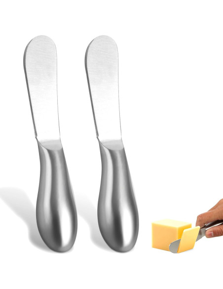 Juego de 2 cuchillos para untar mantequilla WY LIGHTING LEVEL