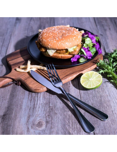 Juego de 8 Cuchillos para Mantequilla Lazooy 23 cm Acero Inoxidable