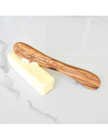 Cuchillo para Mantequilla de Madera de Olivo Naturally Med 18cm