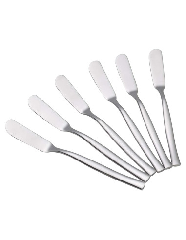 Juego de 12 cuchillos para mantequilla Xowine de acero inoxidable
