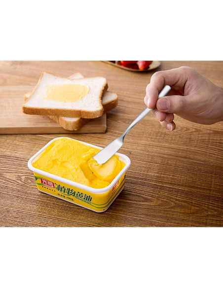 Juego de 12 cuchillos para mantequilla Xowine de acero inoxidable