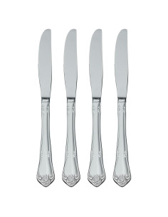 Set de 4 Cuchillos de Cena Oneida True Rose Acero Inoxidable