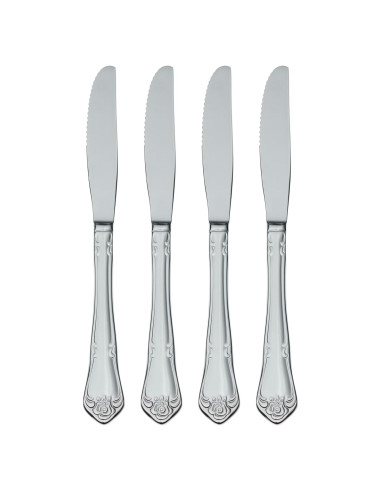 Set de 4 Cuchillos de Cena Oneida True Rose Acero Inoxidable