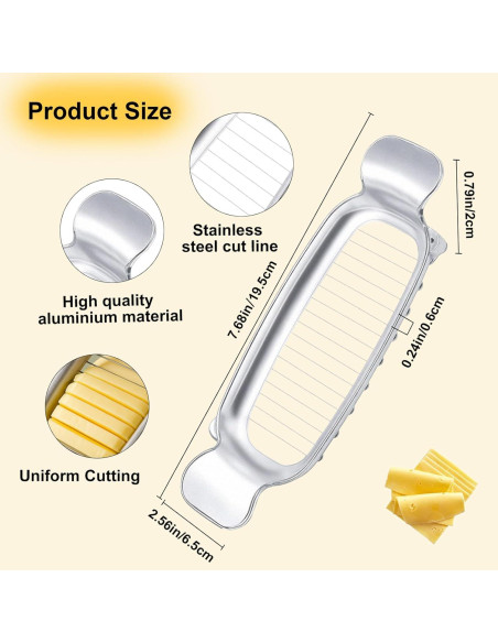 Cortador de Mantequilla y Queso Smrtcol - Aluminio Antiadherente