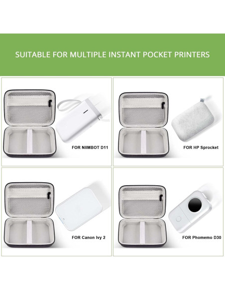 Funda Dura ALKOO para NIIMBOT D11, Protección y Almacenaje