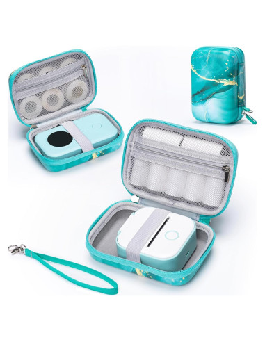 Funda Dura Memoking T02 para Mini Impresoras Verde