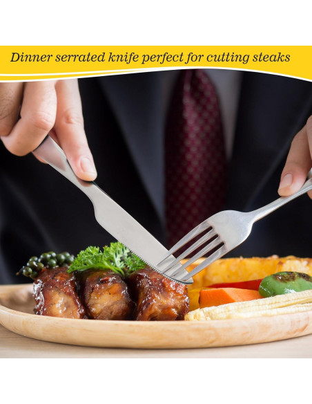 Set de 200 Cuchillos de Cena Nuenen 21.34 cm Acero Inoxidable