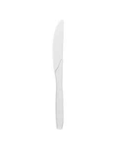 Cuchillos Desechables Karat U2011W 15.7 cm Blanco - 1000 Unidades
