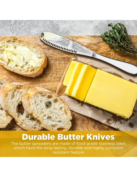 Cuchillo para Mantequilla ALLOMN 3 en 1 Acero Inoxidable 20 cm