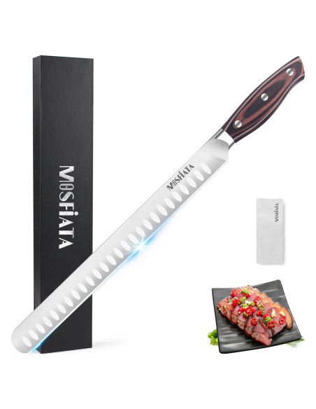 Cuchillo de Rebanar MOSFiATA 30.48 cm Acero Alemán Forjado