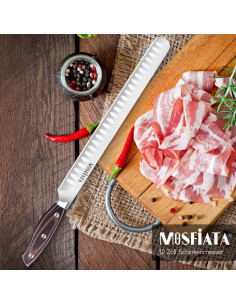 Cuchillo de Rebanar MOSFiATA 30.48 cm Acero Alemán Forjado 2