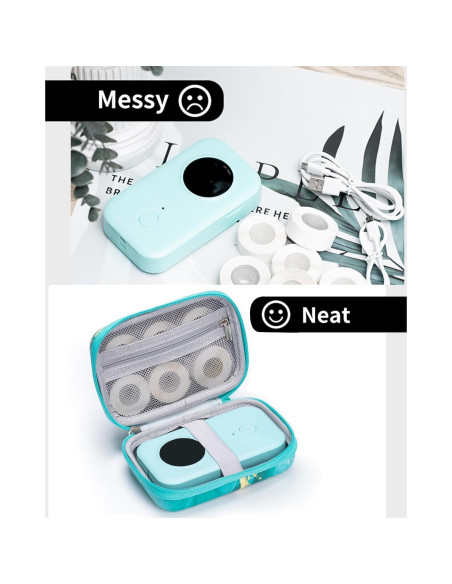 Funda Dura Memoking T02 para Mini Impresoras Verde