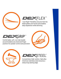 Cuchillo de Filete Doble Filo 20.32 cm Dexter Outdoors 2