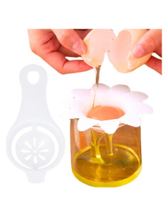 Separador de Huevo Margarita Genérico - Plástico Blanco