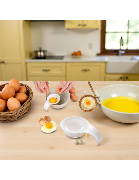 Separador de Clara y Yema de Huevo ZhangyiHot - Acero Inoxidable