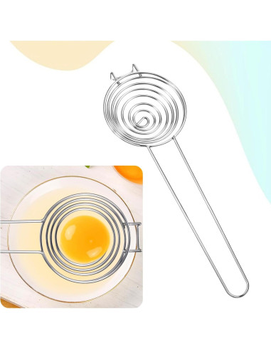 Separador de Huevos Dimeho Acero Inoxidable 2 Pcs 23 cm