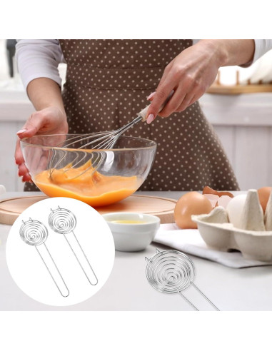 Separador de Huevos Dimeho Acero Inoxidable 2 Pcs 23 cm