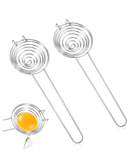 Separador de Huevos Dimeho Acero Inoxidable 2 Pcs 23 cm