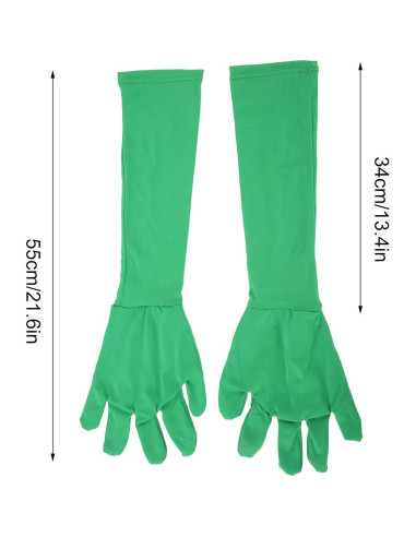 Guantes Verde Chromakey Luqeeg para Fotografía y Video