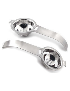 Separador de Huevos de Acero Inoxidable Lexenic - 2 Unidades
