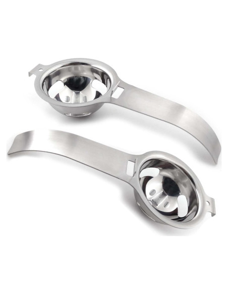 Separador de Huevos de Acero Inoxidable Lexenic - 2 Unidades