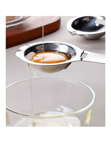 Separador de Huevos de Acero Inoxidable Lexenic - 2 Unidades