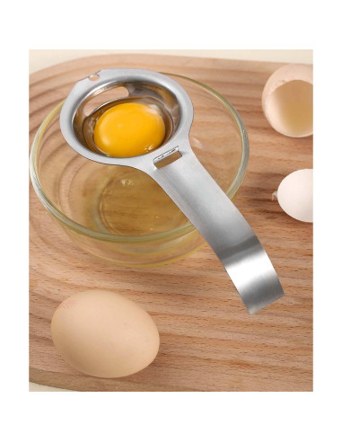 Separador de Huevos de Acero Inoxidable Lexenic - 2 Unidades
