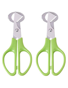Tijeras para Huevo de Codorniz Kopida - Acero Inoxidable, 2 Piezas