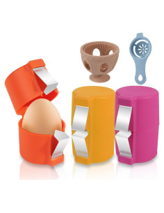 Kit de Preparación de Huevos 3 en 1 Seeyoo - Abre, Cepillo y Separador
