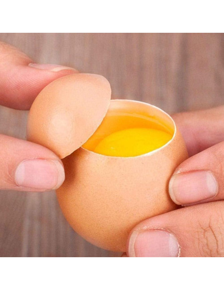 Cortador de Huevos Doble Taza Ishang Acero Inoxidable 10.8 cm