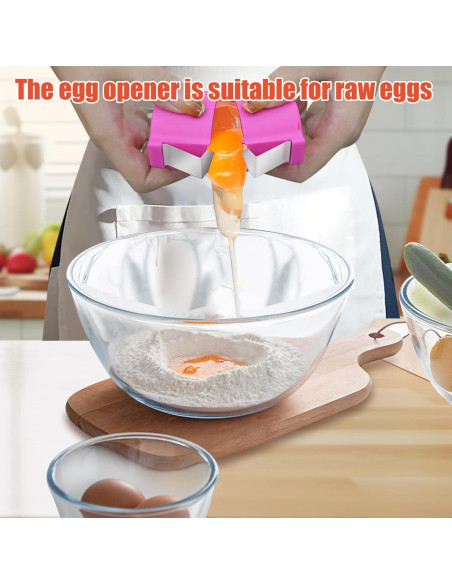 Kit de Preparación de Huevos 3 en 1 Seeyoo - Abre, Cepillo y Separador