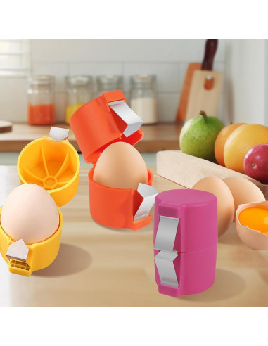 Kit de Preparación de Huevos 3 en 1 Seeyoo - Abre, Cepillo y Separador