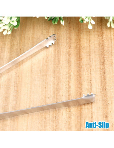 4 Pinzas de Acero Inoxidable BOXOB para Chalaza de Huevo 15.2 cm