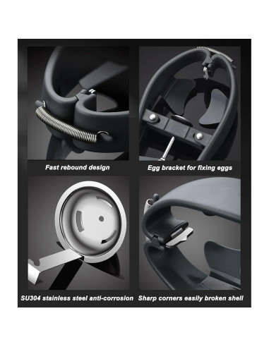 Separador de Huevos Automático DUEBEL Acero Inoxidable 22cm