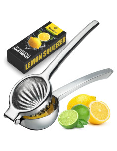 Exprimidor de Limón Manual FineDine Acero Inoxidable 0.75L