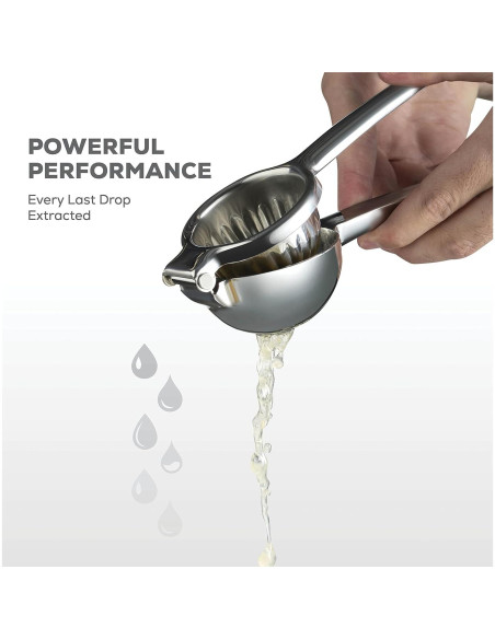 Exprimidor de Limón Manual FineDine Acero Inoxidable 0.75L
