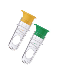 Exprimidor de Limón Manual Genérico con Filtro y Tapa - 2 Piezas Amarillo y Verde