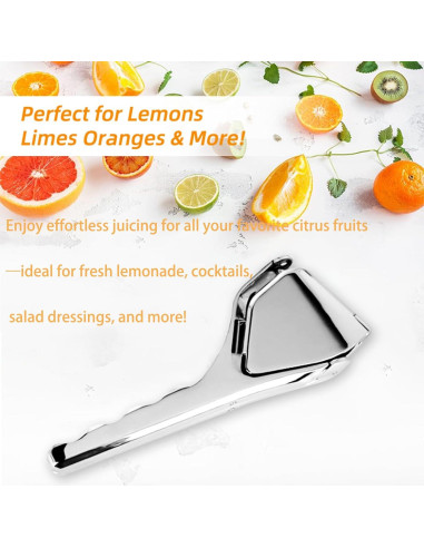 Exprimidor de Limones RUVAIKER de Acero Inoxidable Plegable