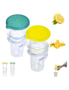 Exprimidor de Limón Manual Genérico Compacto 2 PZS Verde