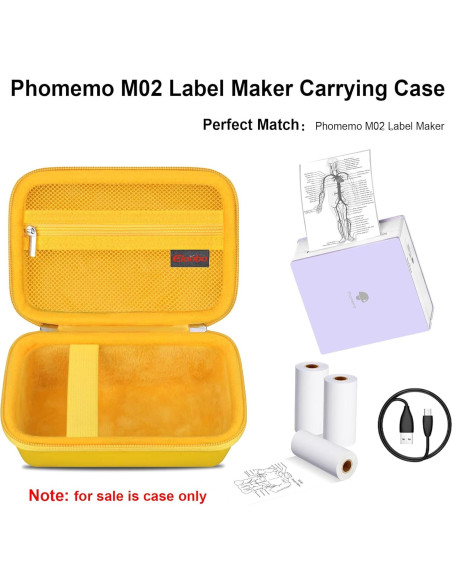 Funda de Transporte Elonbo para Impresora Phomemo M02
