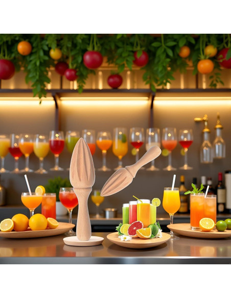 Exprimidor de Cítricos de Madera Jizlan Manual 0.009 kg