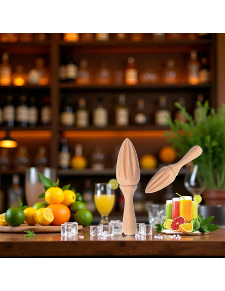 Exprimidor de Cítricos de Madera Jizlan Manual 0.009 kg